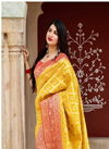 Ddf Yellow 3 Soft Lichi Silk Banarasi Saree Catalog